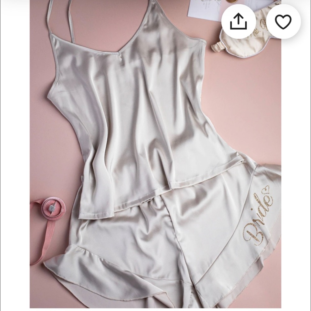 Satin Bridal Set
